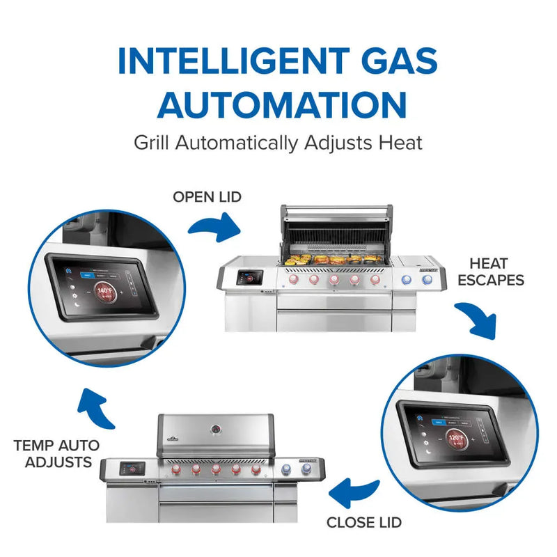 Napoleon Napoleon Prestige PRO 665 Elite Gas Grill Freestanding Gas Grill