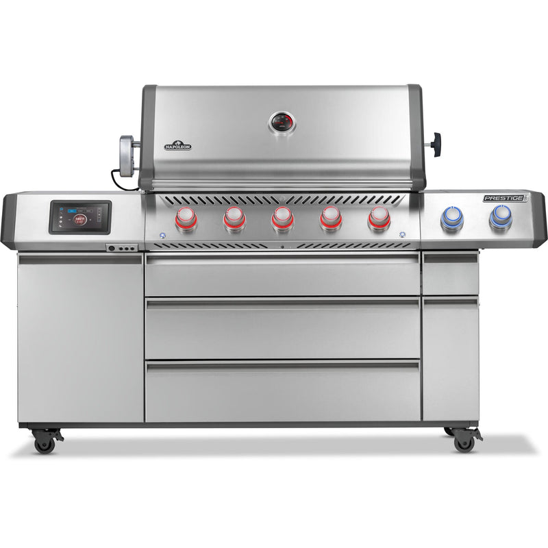 Napoleon Napoleon Prestige PRO 665 Elite Gas Grill with Smart Technology & Electric Smoker Box Freestanding Gas Grill