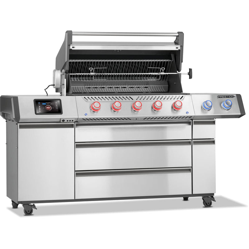 Napoleon Napoleon Prestige PRO 665 Elite Gas Grill with Smart Technology & Electric Smoker Box Freestanding Gas Grill