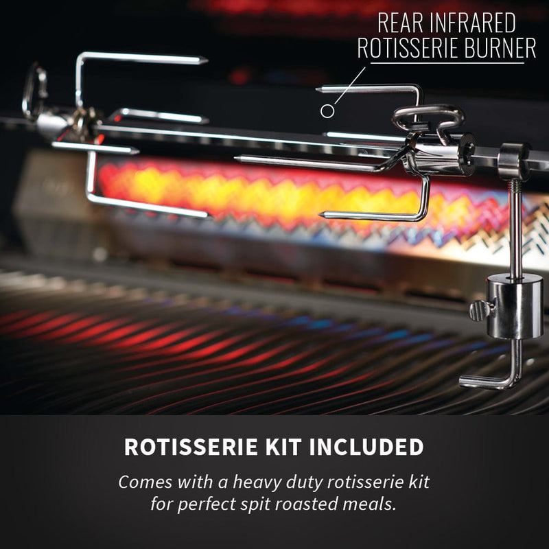 Napoleon Napoleon Prestige PRO 665 RB Built-In Grill with Infrared Rear Burner BIPRO665RB-3 Built-in Gas Grill
