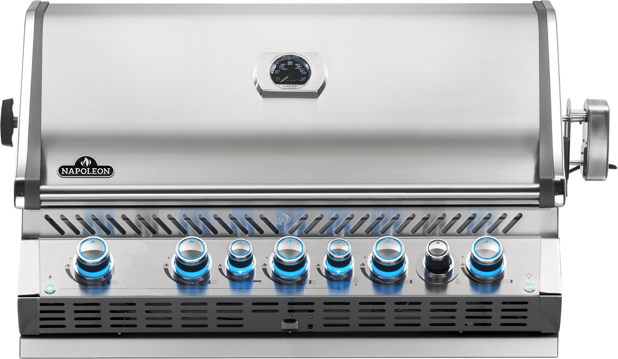 Napoleon Napoleon Prestige PRO 665 RB Built-In Grill with Infrared Rear Burner BIPRO665RB-3 Propane / Stainless Steel BIPRO665RBPSS-3 Built-in Gas Grill 629162132703