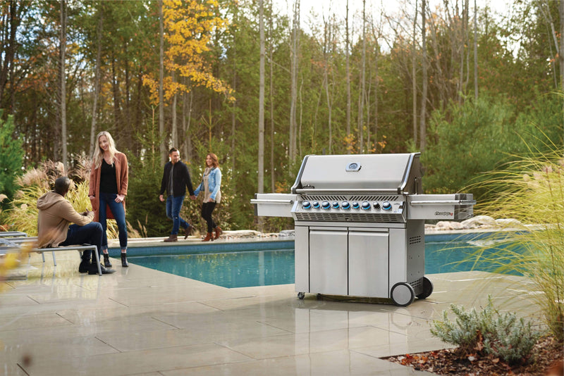 Napoleon Napoleon Prestige PRO 665 RSIB BBQ with Infrared Rear & Side Burners PRO665RSIB-3 Freestanding Gas Grill