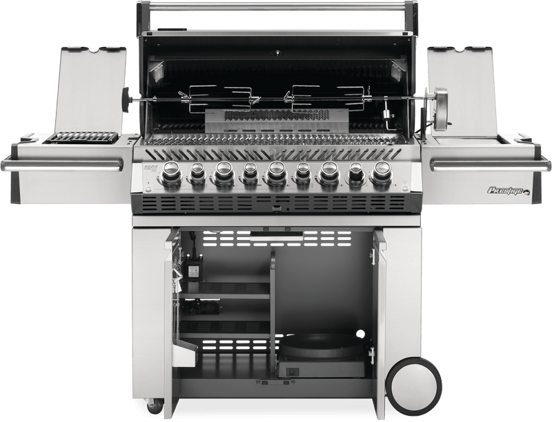 Napoleon Napoleon Prestige PRO 665 RSIB BBQ with Infrared Rear & Side Burners PRO665RSIB-3 Freestanding Gas Grill