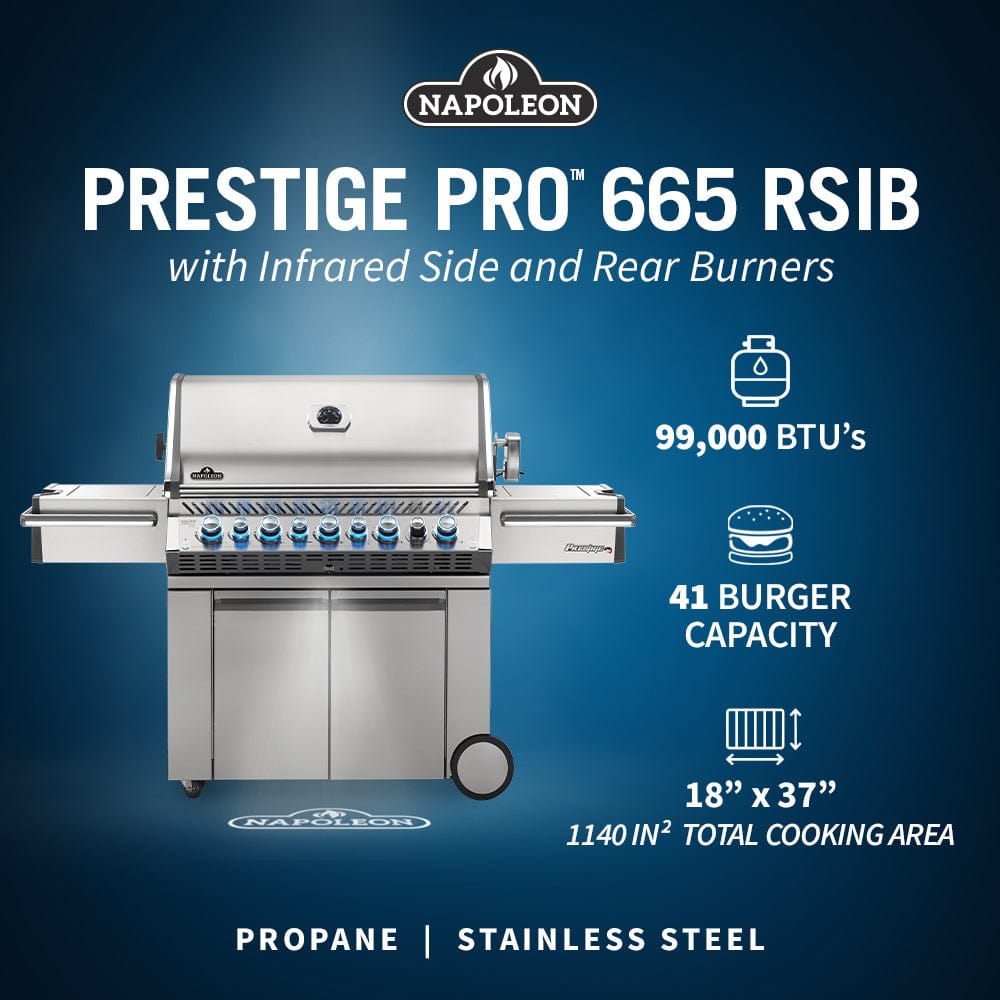 Napoleon Prestige PRO 665 RSIB BBQ | Canadian Made – BBQing.com