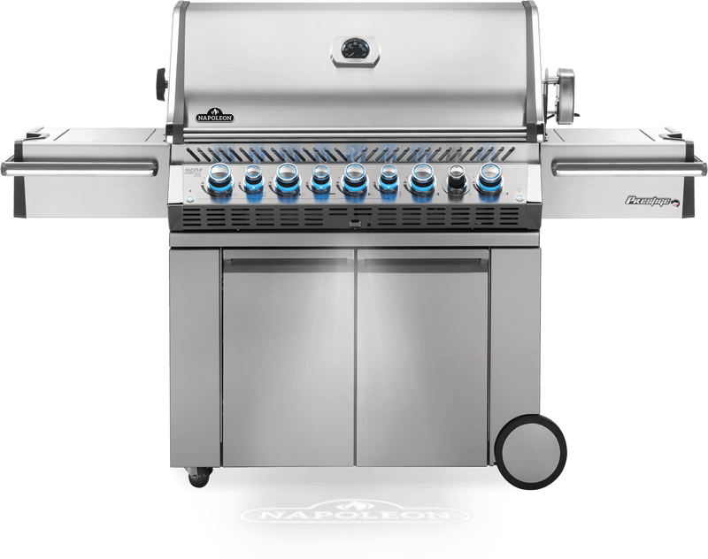 Napoleon Napoleon Prestige PRO 665 RSIB BBQ with Infrared Rear & Side Burners PRO665RSIB-3 Propane / Stainless Steel PRO665RSIBPSS-3 Freestanding Gas Grill 629162131904