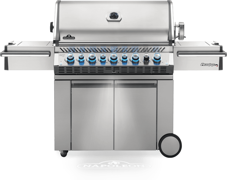 Napoleon Napoleon Prestige PRO 665 RSIB BBQ with Infrared Rear & Side Burners PRO665RSIB-3 Propane / Stainless Steel PRO665RSIBPSS-3 Freestanding Gas Grill 629162131904