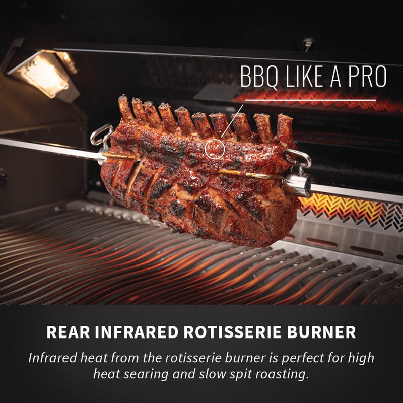 Napoleon Napoleon Prestige PRO 825 RSIB BBQ with Side Burner, Infrared Rear & Bottom Burners PRO825RSBI-3 Freestanding Gas Grill