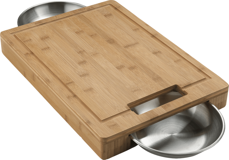 Napoleon Napoleon PRO Cutting Board with Stainless Steel Bowls 70012 70012 Accessory Food Prep Tool 629162700124