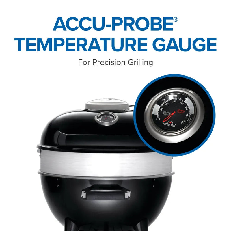 Napoleon Napoleon Professional 22" Charcoal Kettle Grill Charcoal / Black PRO22K-LEG-3 Freestanding Charcoal Grill 629162147011
