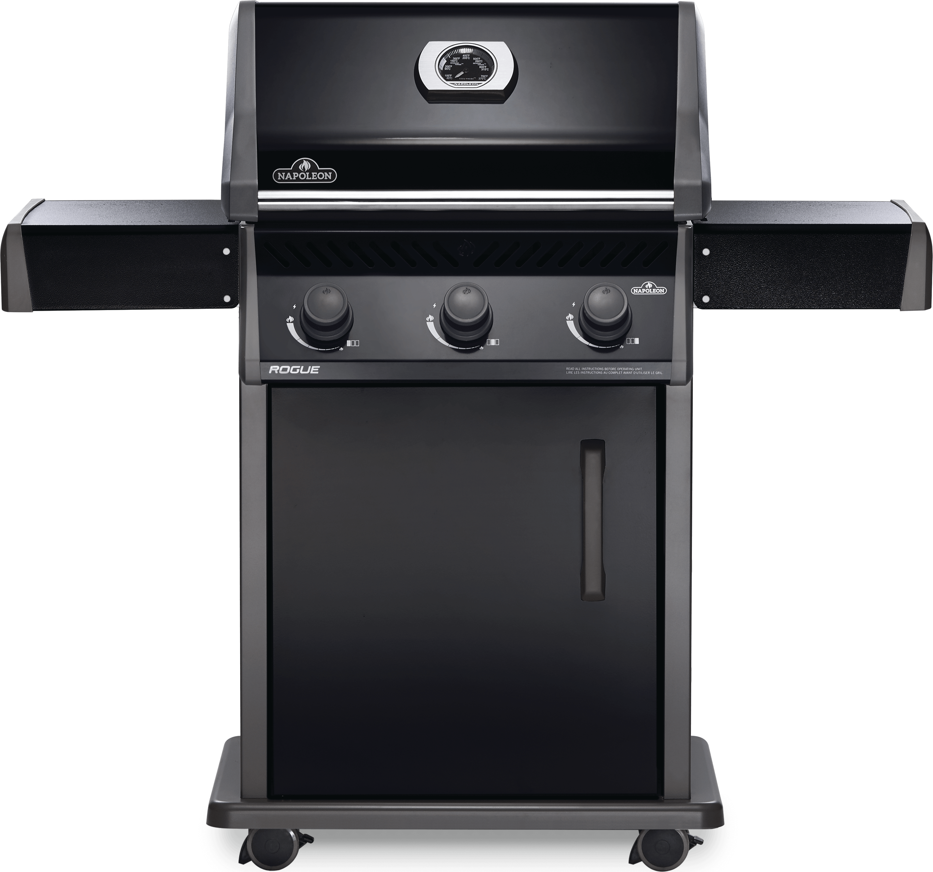 Napoleon Napoleon Rogue 425 3-Burner Black BBQ R425K-1 Propane / Black R425PK-1 Freestanding Gas Grill 629162134677