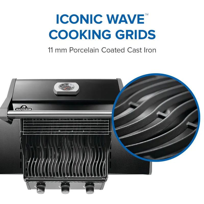 Napoleon Napoleon Rogue 425 Gas Grill, Black Freestanding Gas Grill
