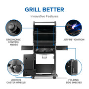 Napoleon Napoleon Rogue 425 Gas Grill, Black Freestanding Gas Grill