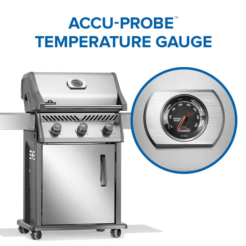 Napoleon Napoleon Rogue 425 Gas Grill, Stainless Steel Freestanding Gas Grill