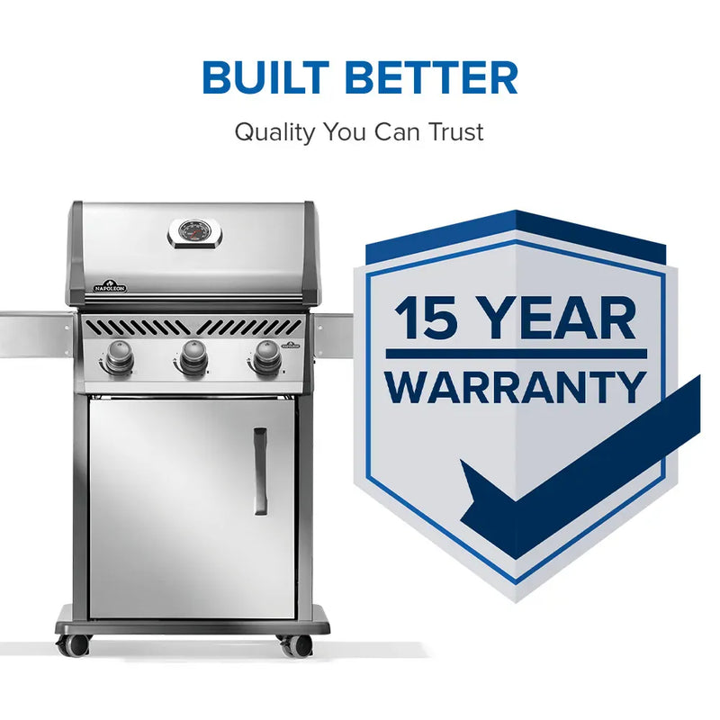 Napoleon Napoleon Rogue 425 Gas Grill, Stainless Steel Freestanding Gas Grill