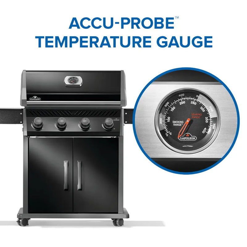 Napoleon Napoleon Rogue 525 Gas Grill, Black Freestanding Gas Grill
