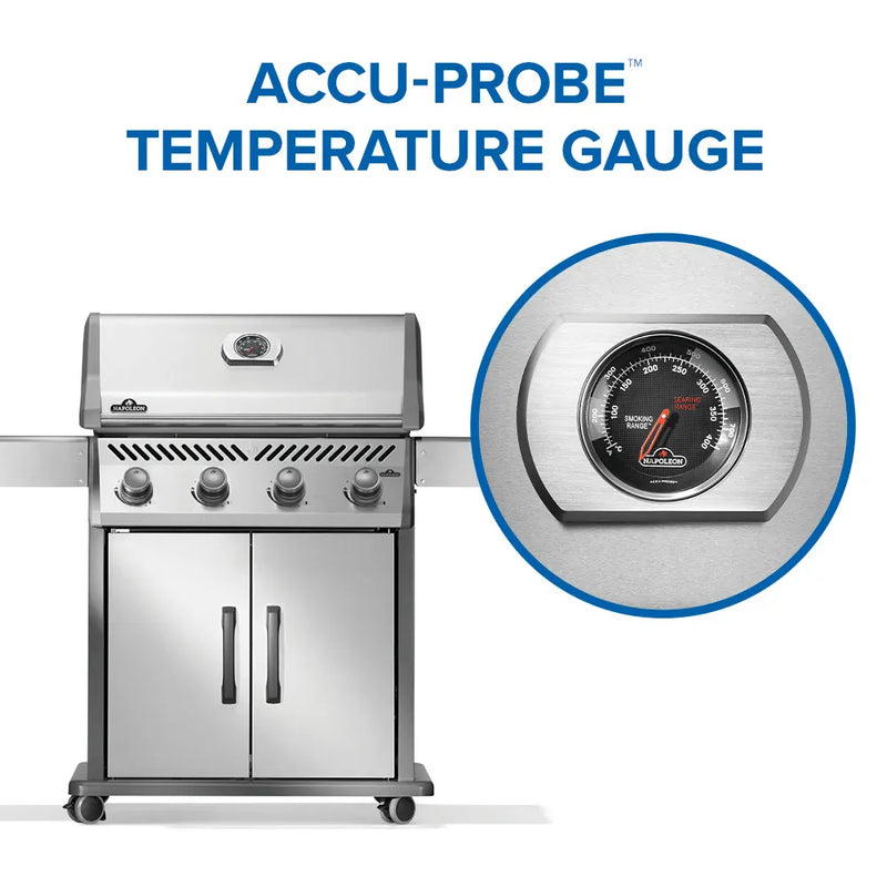 Napoleon Napoleon Rogue 525 Gas Grill, Stainless Steel Freestanding Gas Grill