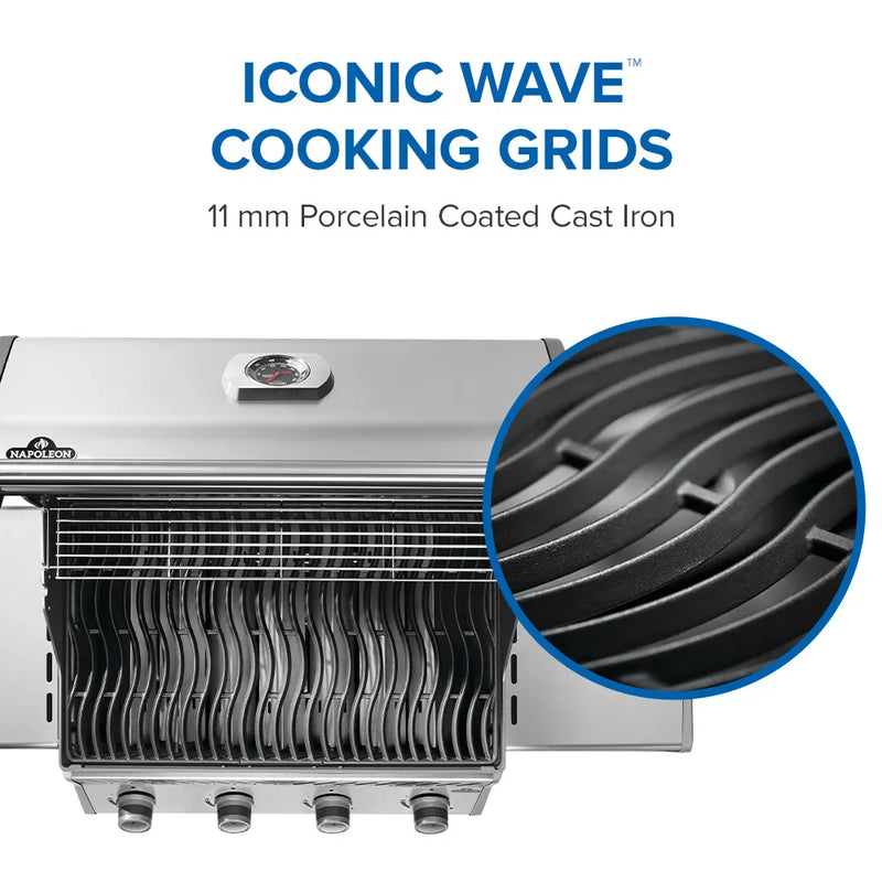 Napoleon Napoleon Rogue 525 Gas Grill, Stainless Steel Freestanding Gas Grill