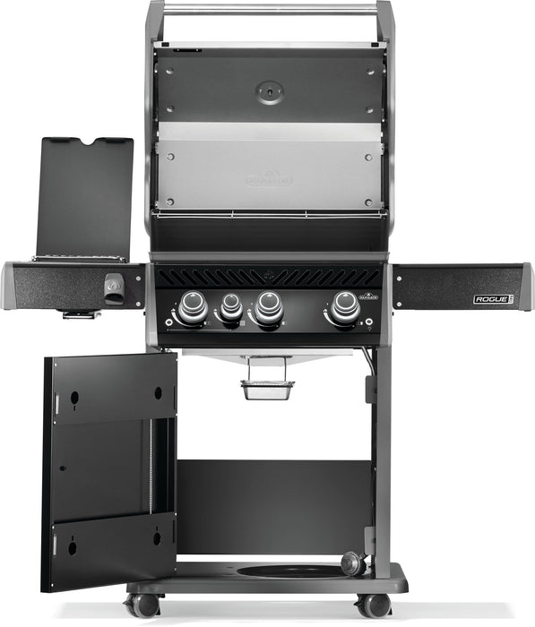Napoleon Napoleon Rogue PRO 425 Gas Grill with Infrared Side Burner - Black Freestanding Gas Grill