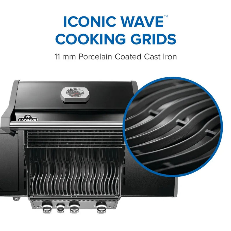Napoleon Napoleon Rogue PRO 425 SIB Gas Grill, Black Freestanding Gas Grill