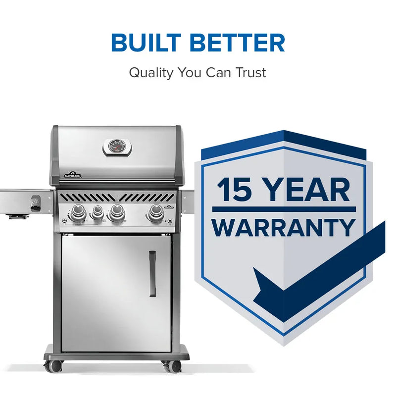Napoleon Napoleon Rogue PRO 425 SIB Gas Grill, Stainless Steel Freestanding Gas Grill