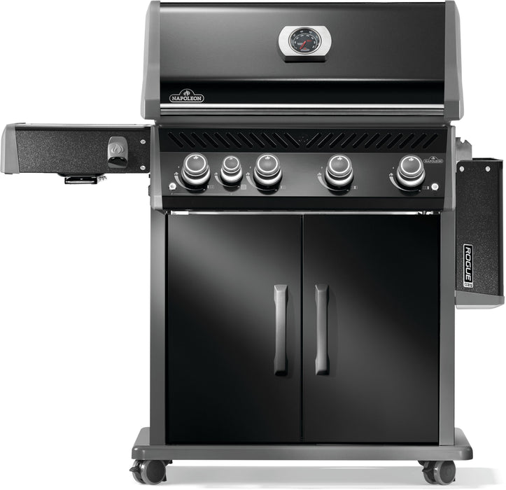 Napoleon Napoleon Rogue PRO 525 Gas Grill with Infrared Side Burner - Black Freestanding Gas Grill