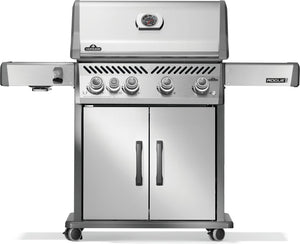 Napoleon Rogue PRO 525 NG Grill with Infrared Side Burner, Stainless Steel