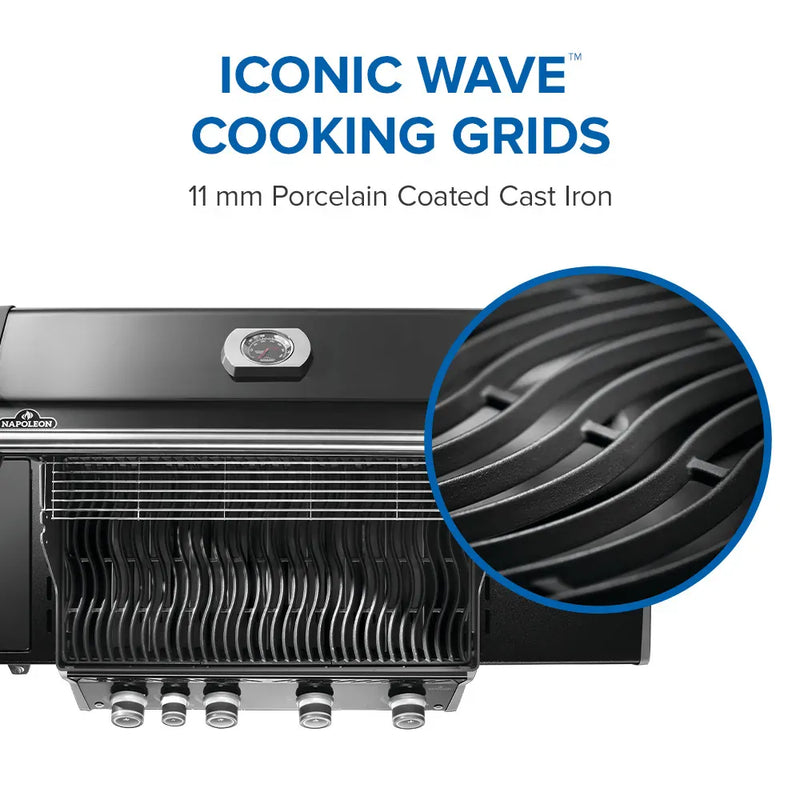 Napoleon Napoleon Rogue PRO 525 SIB Gas Grill, Black Freestanding Gas Grill