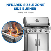 Napoleon Napoleon Rogue PRO 525 SIB Gas Grill, Stainless Steel Freestanding Gas Grill