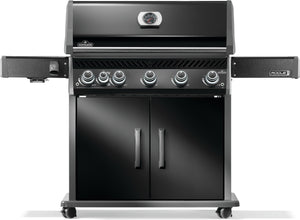Napoleon Rogue PRO 625 LP Grill with Infrared Side Burner, Black