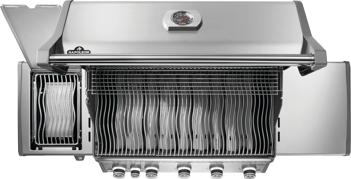 Napoleon Napoleon Rogue PRO 625 Gas Grill with Infrared Side Burner Freestanding Gas Grill