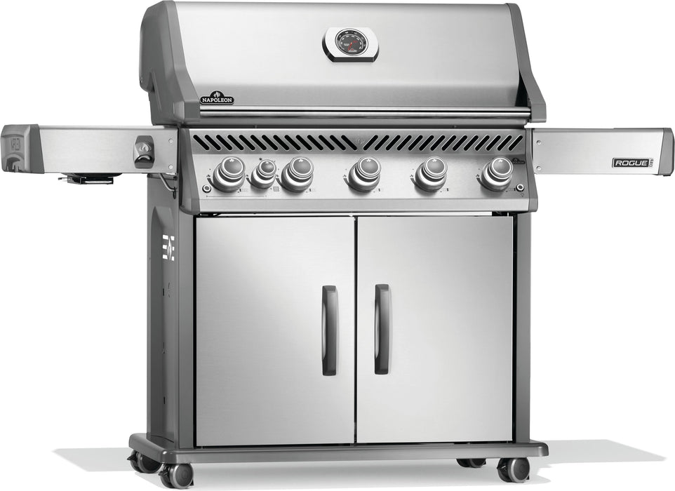 Napoleon Napoleon Rogue PRO 625 Gas Grill with Infrared Side Burner Freestanding Gas Grill