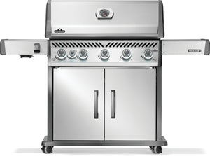 Napoleon Rogue PRO 625 LP Grill with Infrared Side Burner, Stainless Steel