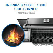 Napoleon Napoleon Rogue PRO 625 SIB Gas Grill, Black Freestanding Gas Grill