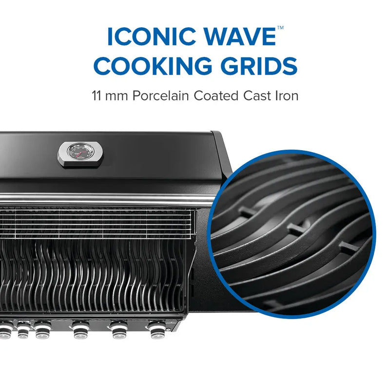 Napoleon Napoleon Rogue PRO 625 SIB Gas Grill, Black Freestanding Gas Grill