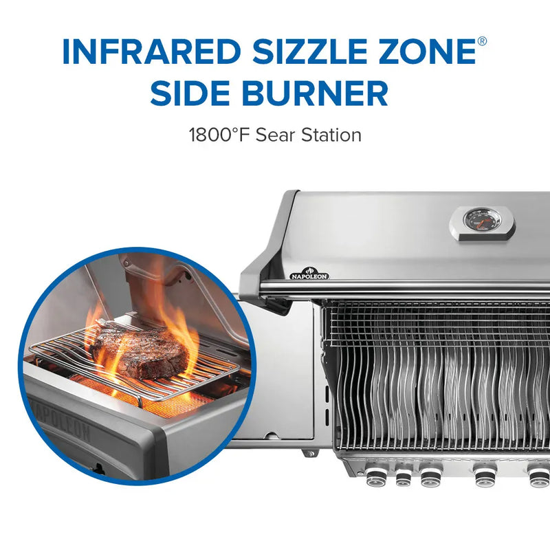 Napoleon Napoleon Rogue PRO 625 SIB Gas Grill, Stainless Steel Freestanding Gas Grill