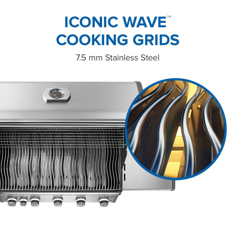 Napoleon Napoleon Rogue PRO 625 SIB Gas Grill, Stainless Steel Freestanding Gas Grill