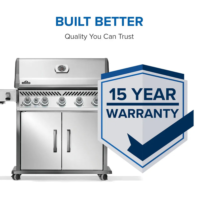 Napoleon Napoleon Rogue PRO 625 SIB Gas Grill, Stainless Steel Freestanding Gas Grill