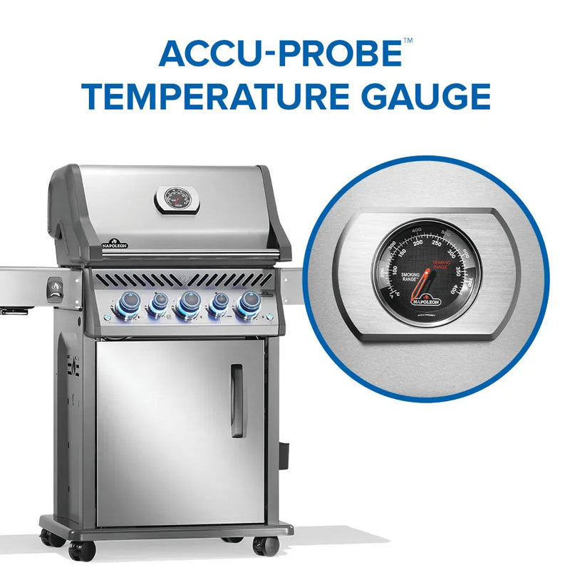 Napoleon Napoleon Rogue PRO-S 425 RSIB Gas Grill, Stainless Steel Freestanding Gas Grill