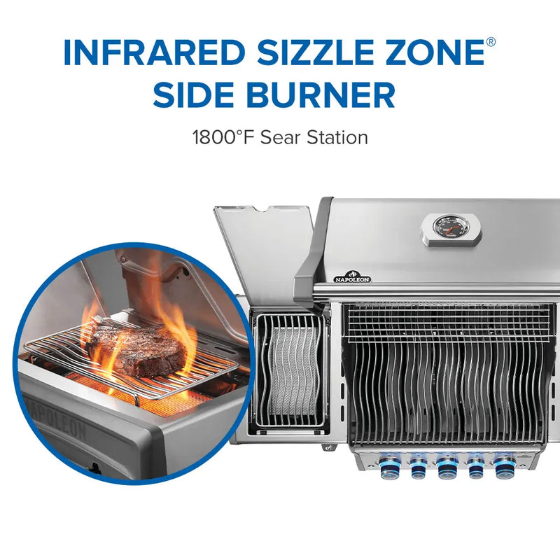 Napoleon Napoleon Rogue PRO-S 425 RSIB Gas Grill, Stainless Steel Freestanding Gas Grill