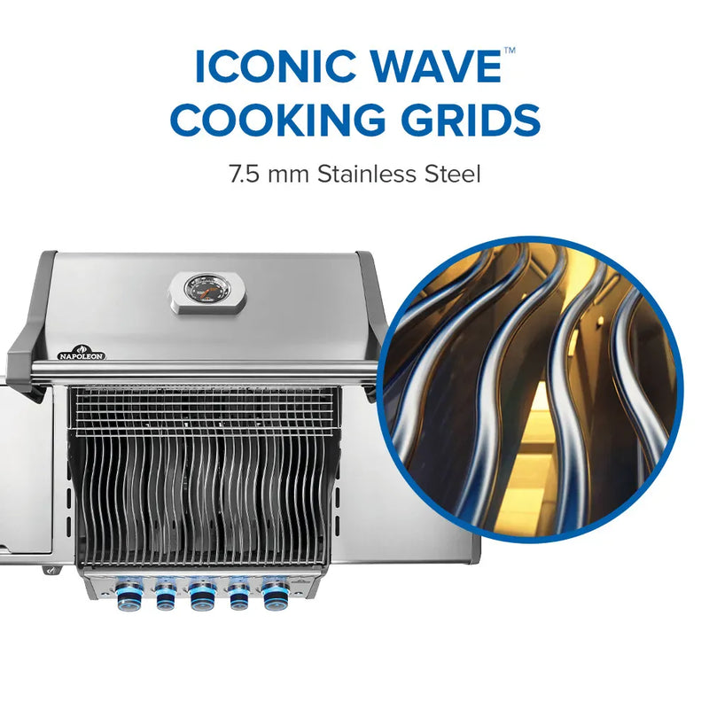 Napoleon Napoleon Rogue PRO-S 425 RSIB Gas Grill, Stainless Steel Freestanding Gas Grill
