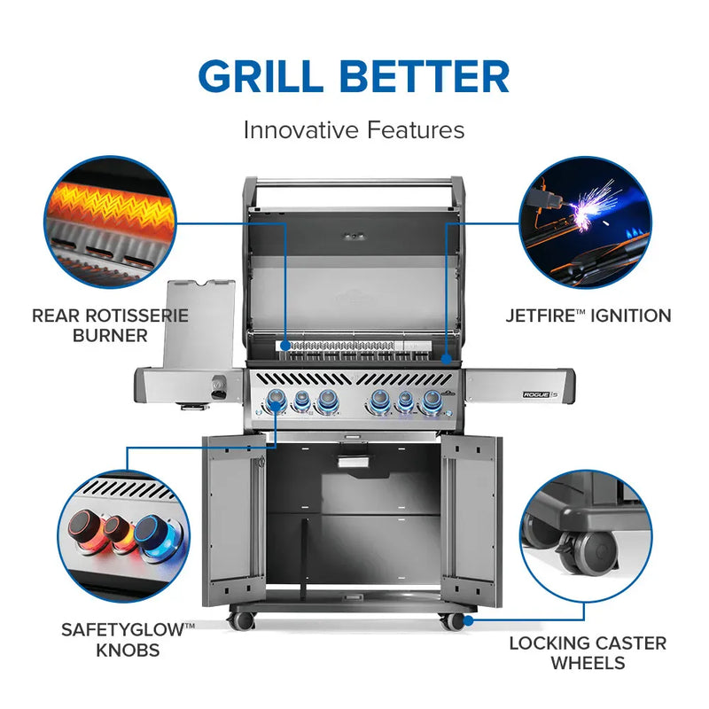 Napoleon Napoleon Rogue PRO-S 525 RSIB Gas Grill Freestanding Gas Grill