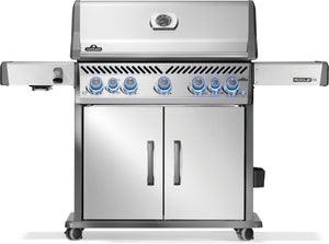 Napoleon Rogue PRO-S 625 LP Grill with Infrared Side and Rear Burners, Stainless