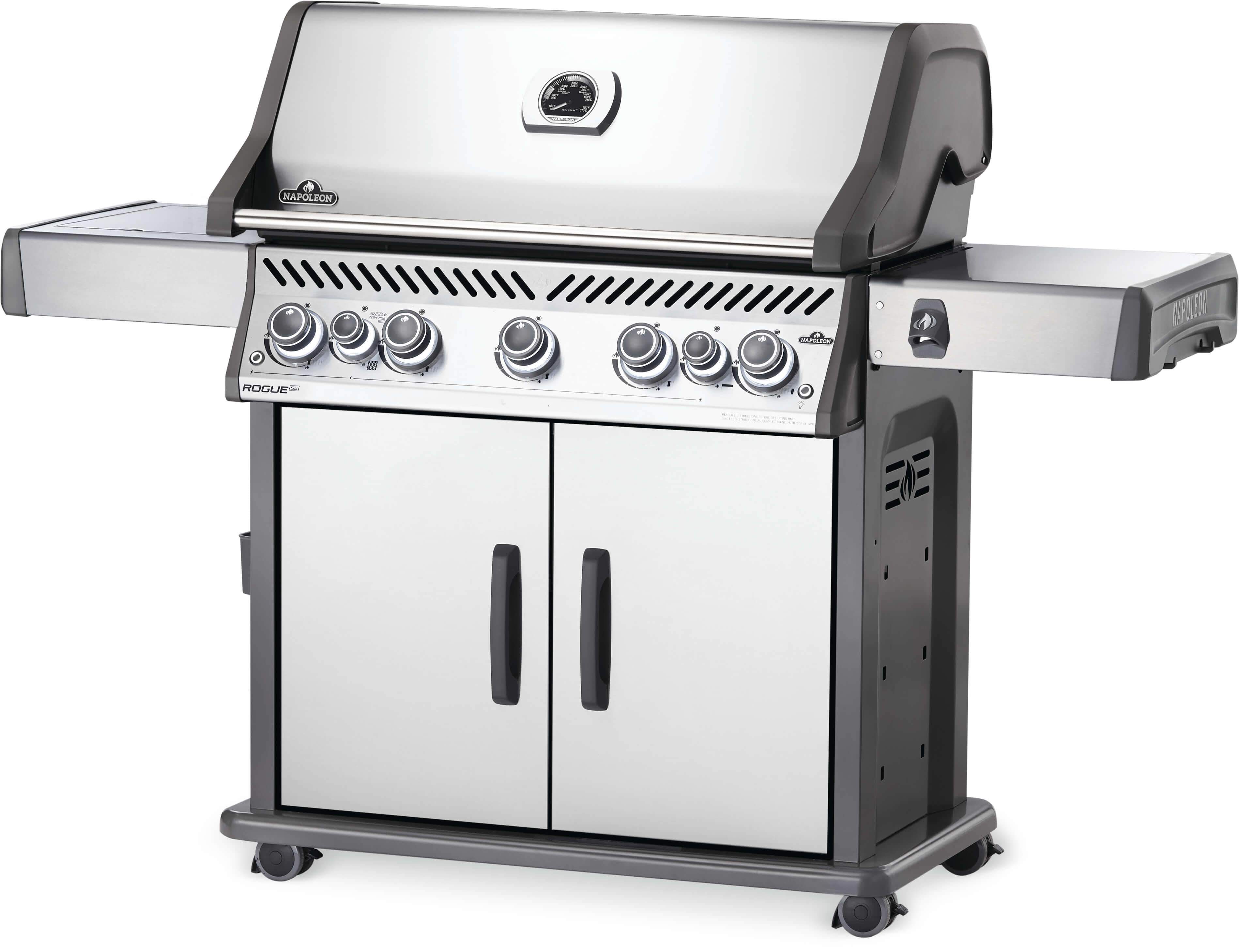 Napoleon Napoleon Rogue SE 625 RSIB 5-Burner BBQ with Infrared Side & Rear Burners RSE625RSIB-1 Freestanding Gas Grill