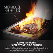 Napoleon Napoleon Rogue SE 625 RSIB 5-Burner BBQ with Infrared Side & Rear Burners RSE625RSIB-1 Freestanding Gas Grill