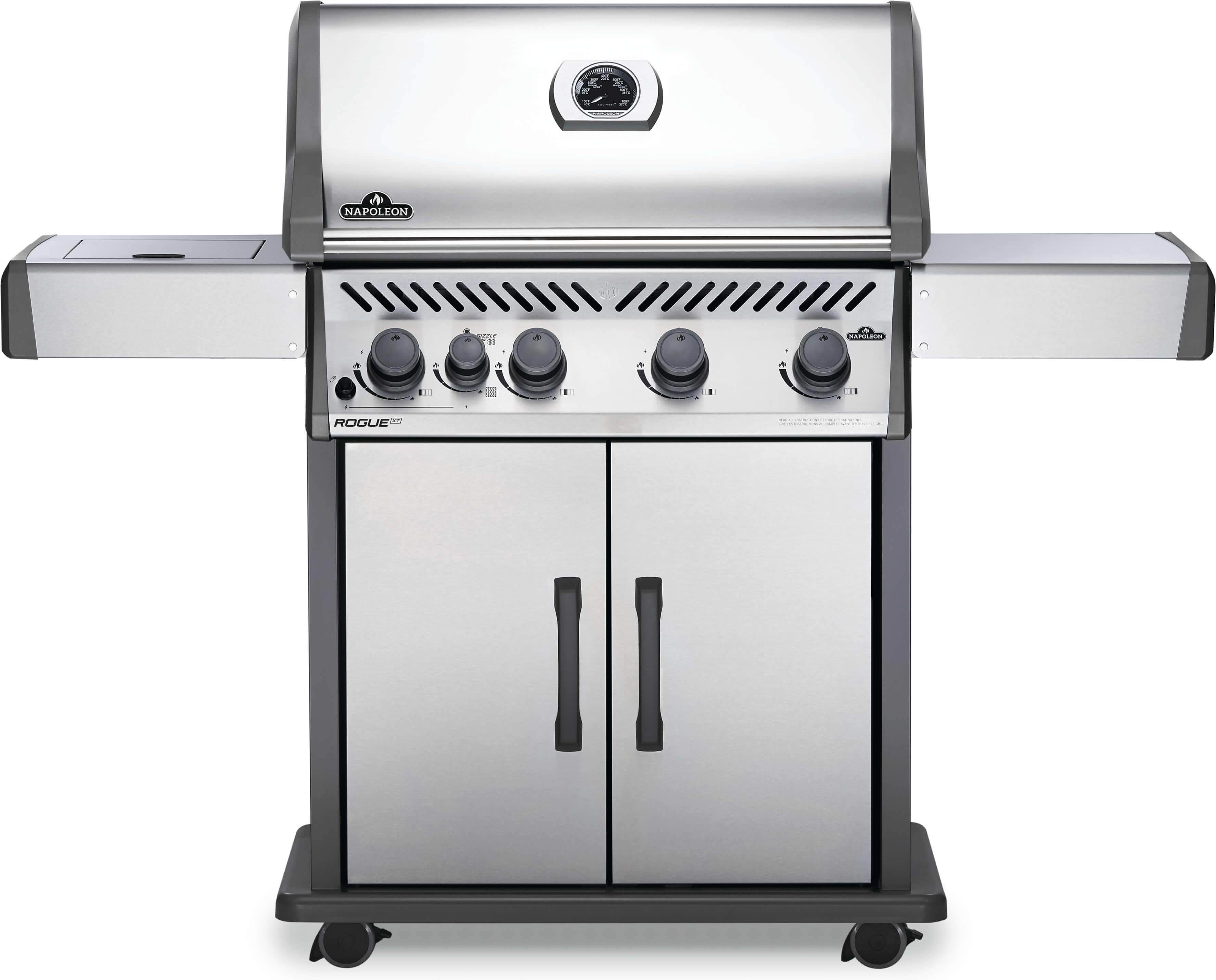 Napoleon Napoleon Rogue XT 525 SIB 4-Burner BBQ with Infrared Side Burner RXT525SIB-1 Propane / Stainless Steel RXT525SIBPSS-1 Freestanding Gas Grill 629162134813