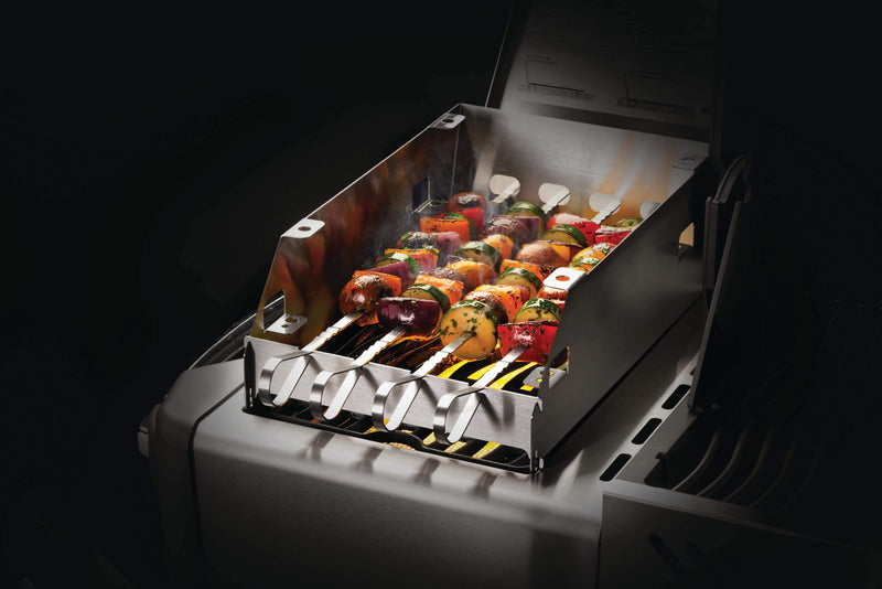 Napoleon Napoleon Sizzle Zone Side Burner Windshield & Skewer Rack 71302 Accessory Skewer