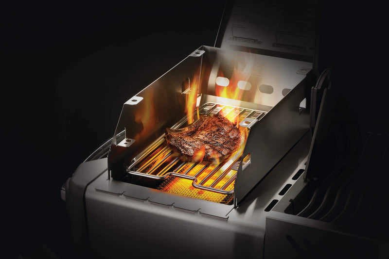 Napoleon Napoleon Sizzle Zone Side Burner Windshield & Skewer Rack 71302 Accessory Skewer