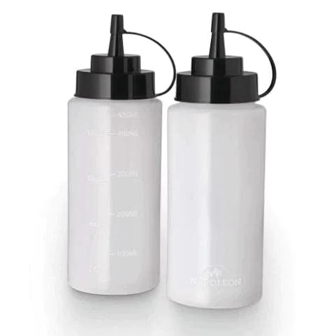 Napoleon Napoleon Squeeze Bottle Set Small 2pcs 70058 70058 Accessory Food Prep Tool 629162700582