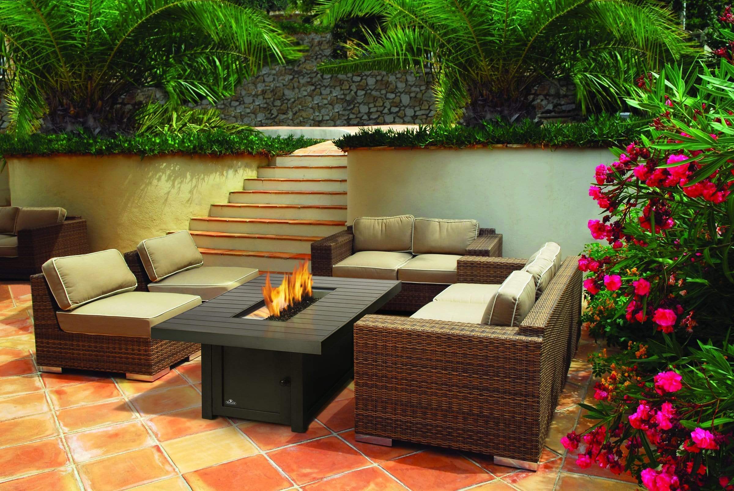 Napoleon Napoleon St. Tropez Rectangle Patioflame Table STTR1-BZ Propane / Bronze STTR1-BZ Firepit Table Rectangle 629162130570