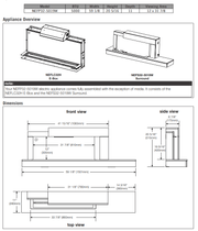 Napoleon Napoleon Stylus Steinfeld 53" Wall Mount Electric Fireplace NEFP32-5320BW Electric NEFP32-5320BW Wall Mount Electric Fireplace 629169080885